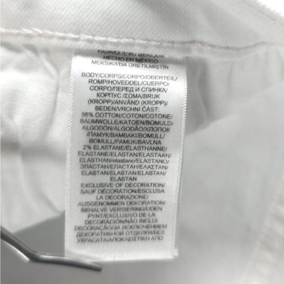 NWT POLO RALPH LAUREN THE VARICK SLIM STRAIGHT Core Replen White Jeans 40X30 - Picture 14 of 15